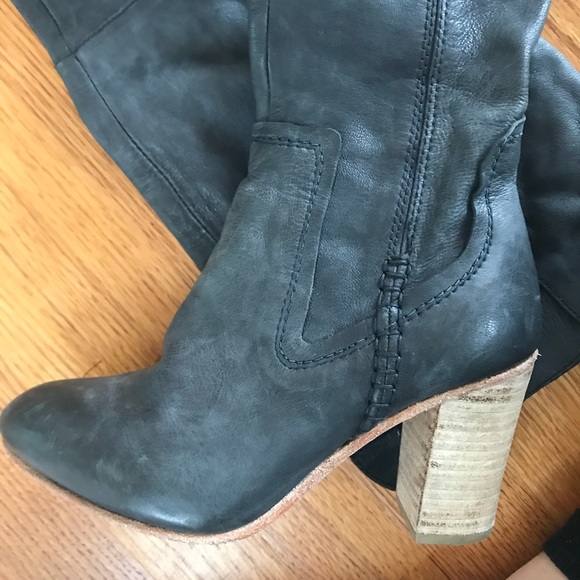 Free People Shoes - Free People Leather Over the Knee Boot